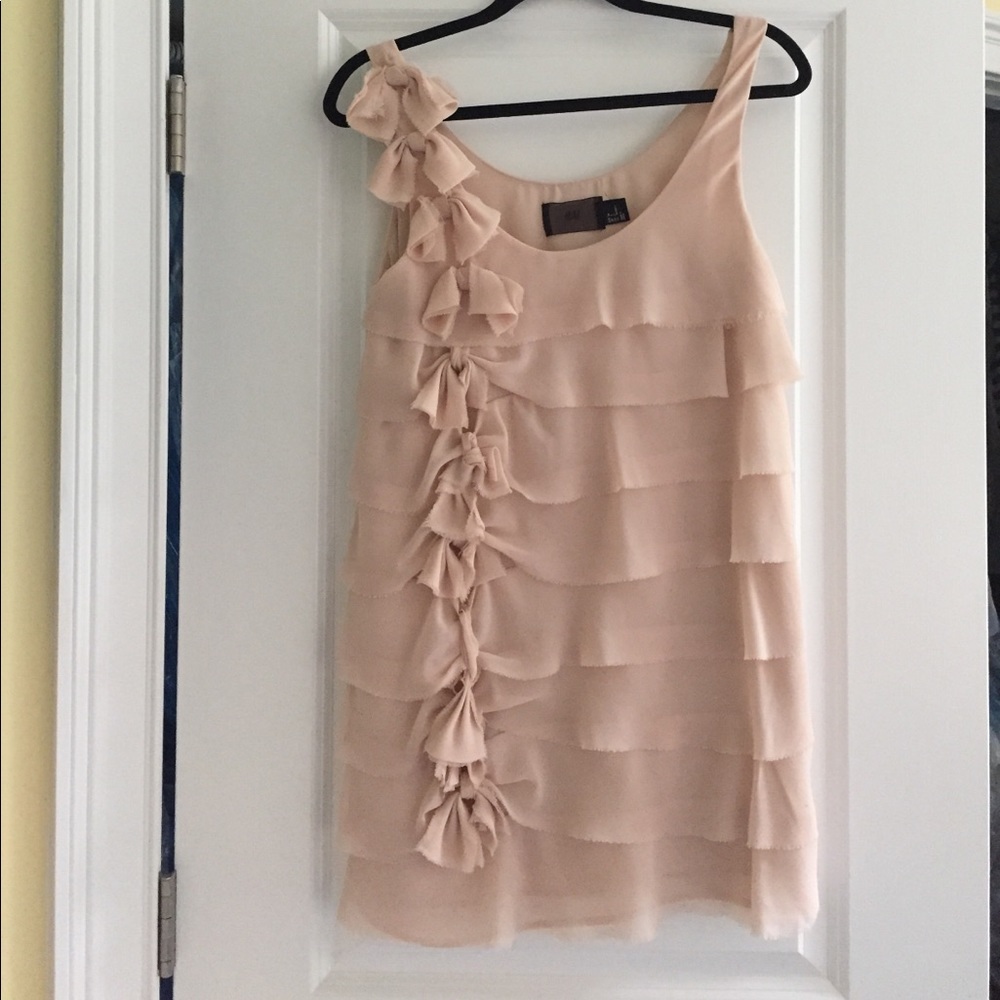H&M light pink party dress