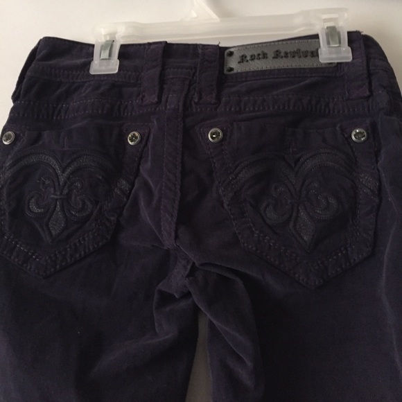 purple rock revival jeans