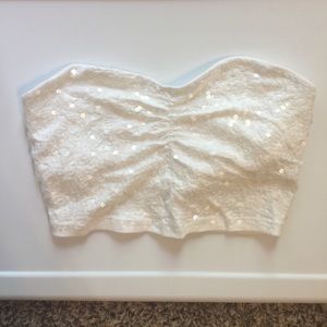 Sequin Bandeau Top