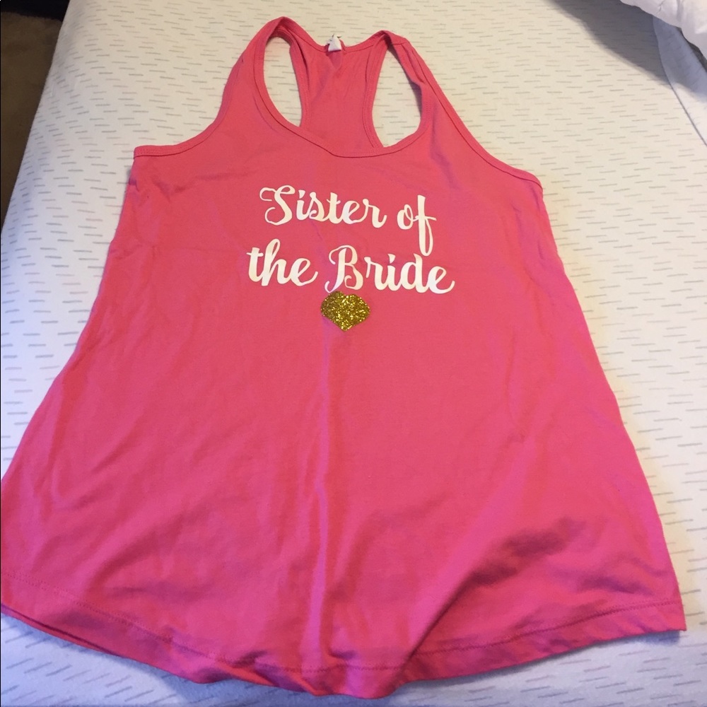 Beautiful tank top ( sister of the bride) wedding