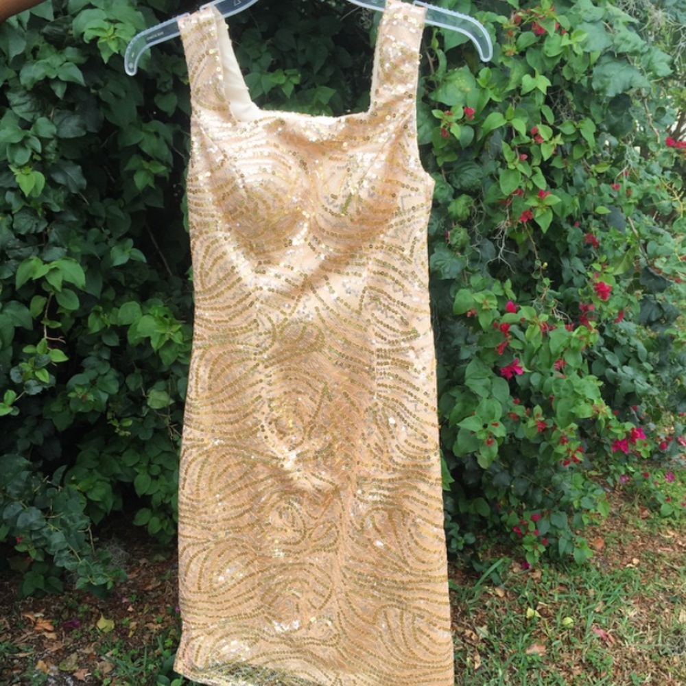 Gold Dress
