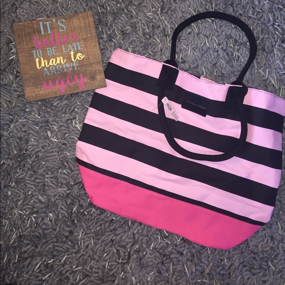 Victoria's Secret Pretty in Pink Tote Bag NWT