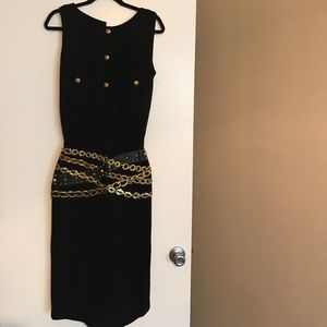 Black previously owned Vintage CC Dress (Sold)
