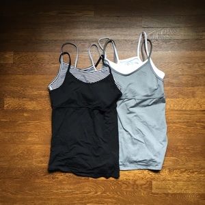 GAP Tops - Pair of GapFit double layer tanks GAP Tops - Pair of GapFit double layer tanks