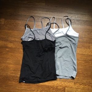GAP Tops - Pair of GapFit double layer tanks GAP Tops - Pair of GapFit double layer tanks