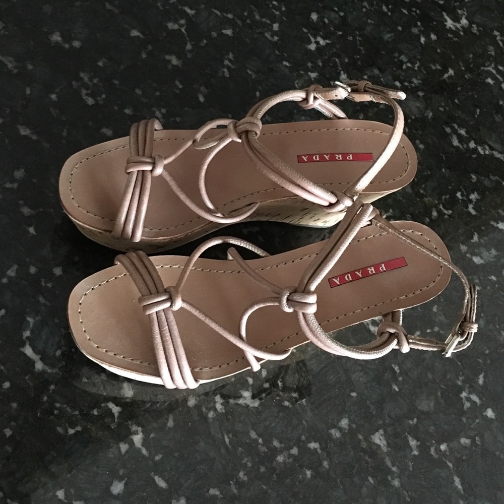Prada wedges