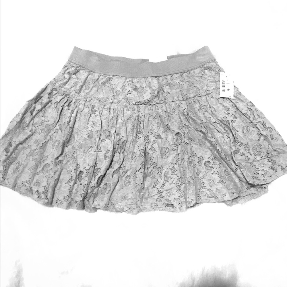 Lace Floral Pattern Skirt