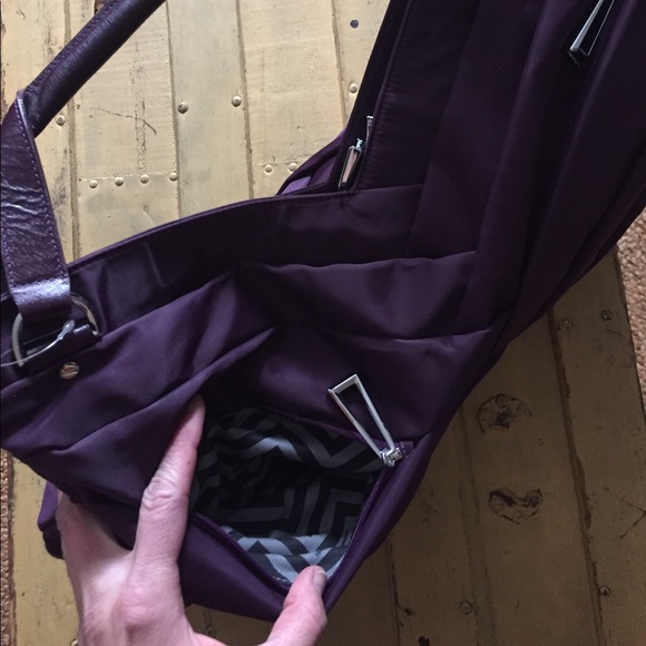 LN 7 FOR ALL MANKIND BRAND STRUCTURAL GEOMETRIC STYLE OVERSIZED BAG PURSE LARGE - Picture 5 of 5