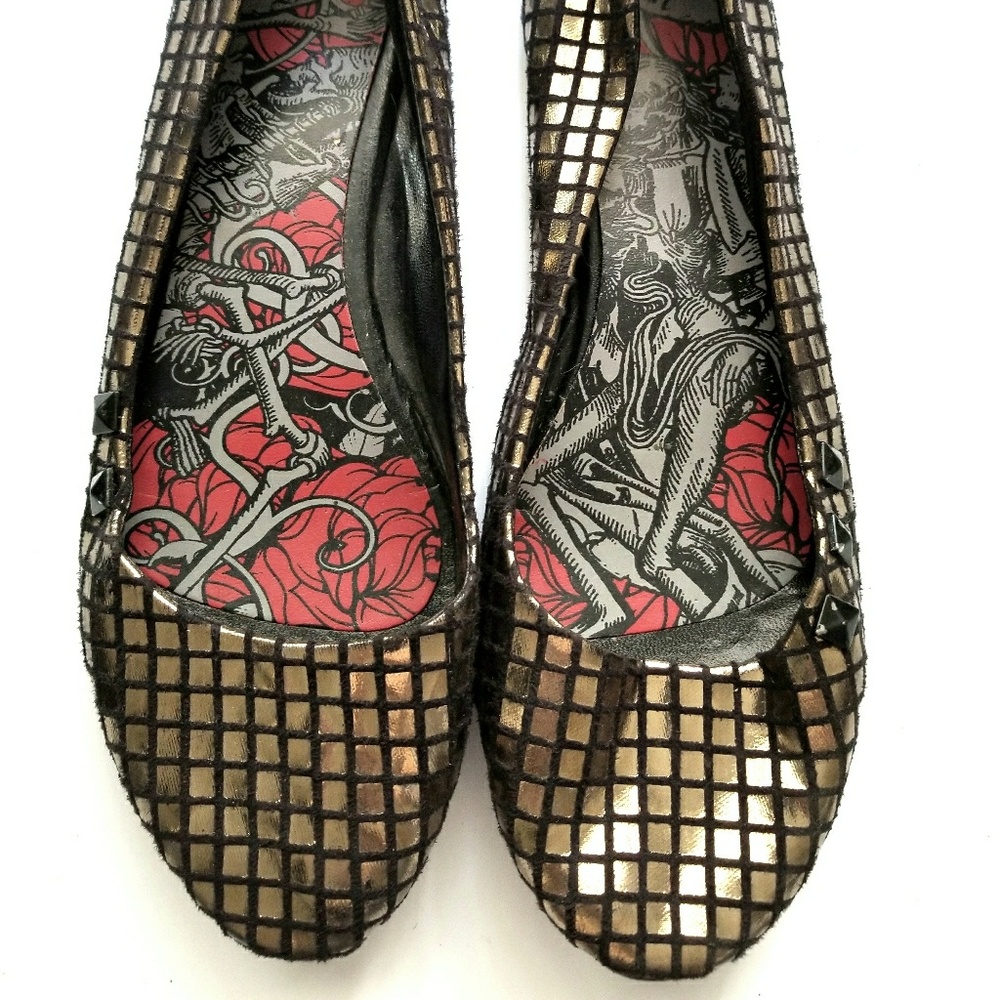 Iron Fist Metallic Flats