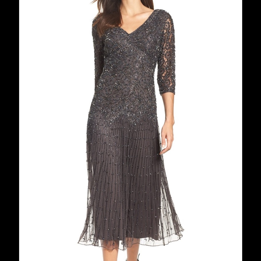 Pisarro Nights beaded Gown