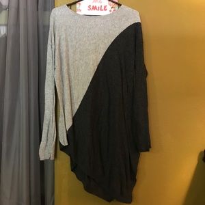 Asymmetrical sweater