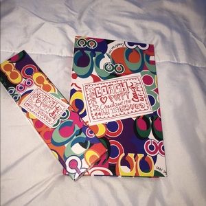 Rare Coach Poppy notebook and pencils with case