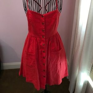 Urban Outfitters Cope Red Dress