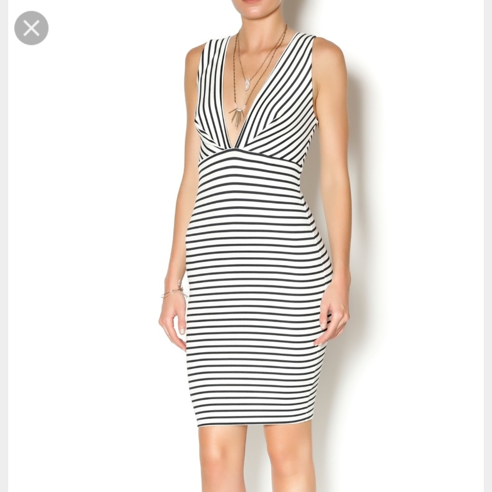 Deep V Bodycon dress... NWOT!