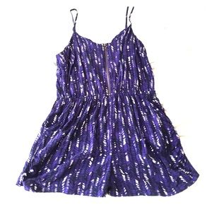 Purple romper