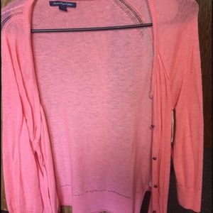 Pink cardigan