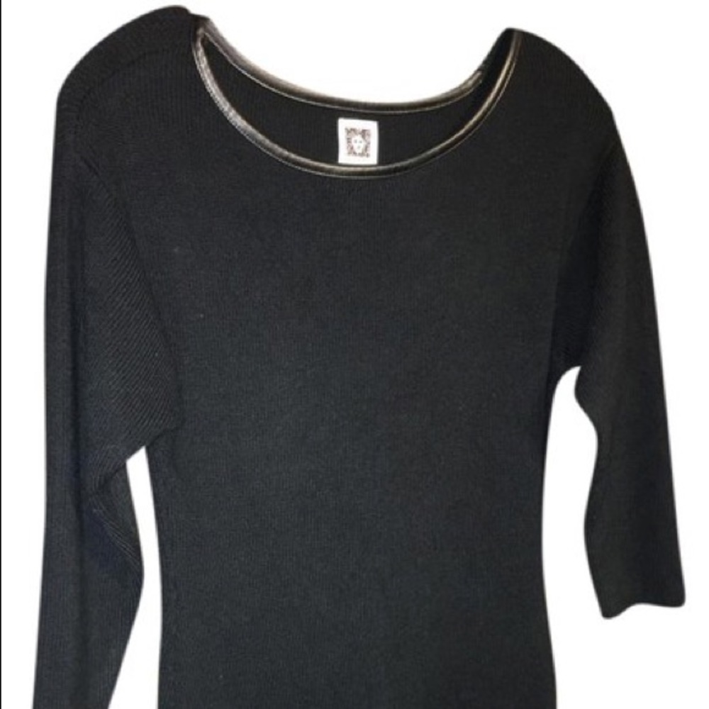 Anne Klein Sweater Fitted Dress