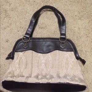 Beige and brown shoulder bag, looks brand new.