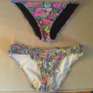 2 medium Victoria's Secret bathing suit bottoms