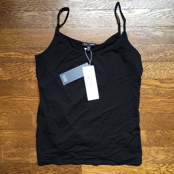 Eileen Fisher Tops - Eileen Fisher black scoopneck cami NWT Eileen Fisher Tops - Eileen Fisher black scoopneck cami NWT