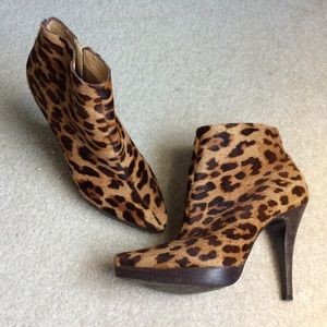 Leopard booties