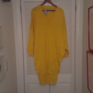 BNWT JOSEPH TRICOT 100% COTTON YELLOW SWEATER