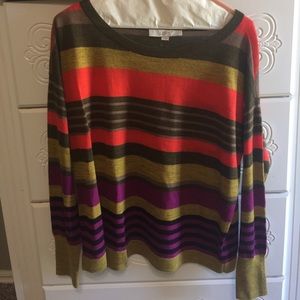 Loft Color Block Sweater