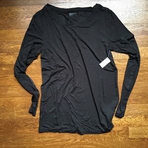 GAP Tops - Gap Body long-sleeve black crew neck tee NWT GAP Tops - Gap Body long-sleeve black crew neck tee NWT