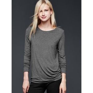 GAP Tops - Gap Body long-sleeve black crew neck tee NWT GAP Tops - Gap Body long-sleeve black crew neck tee NWT