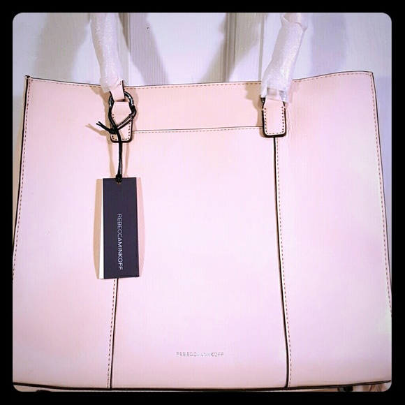 REBECCA MINKOFF Regan Side Zip Leather Tote - Picture 1 of 4