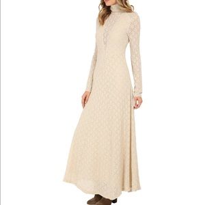 Free people white river dress xs