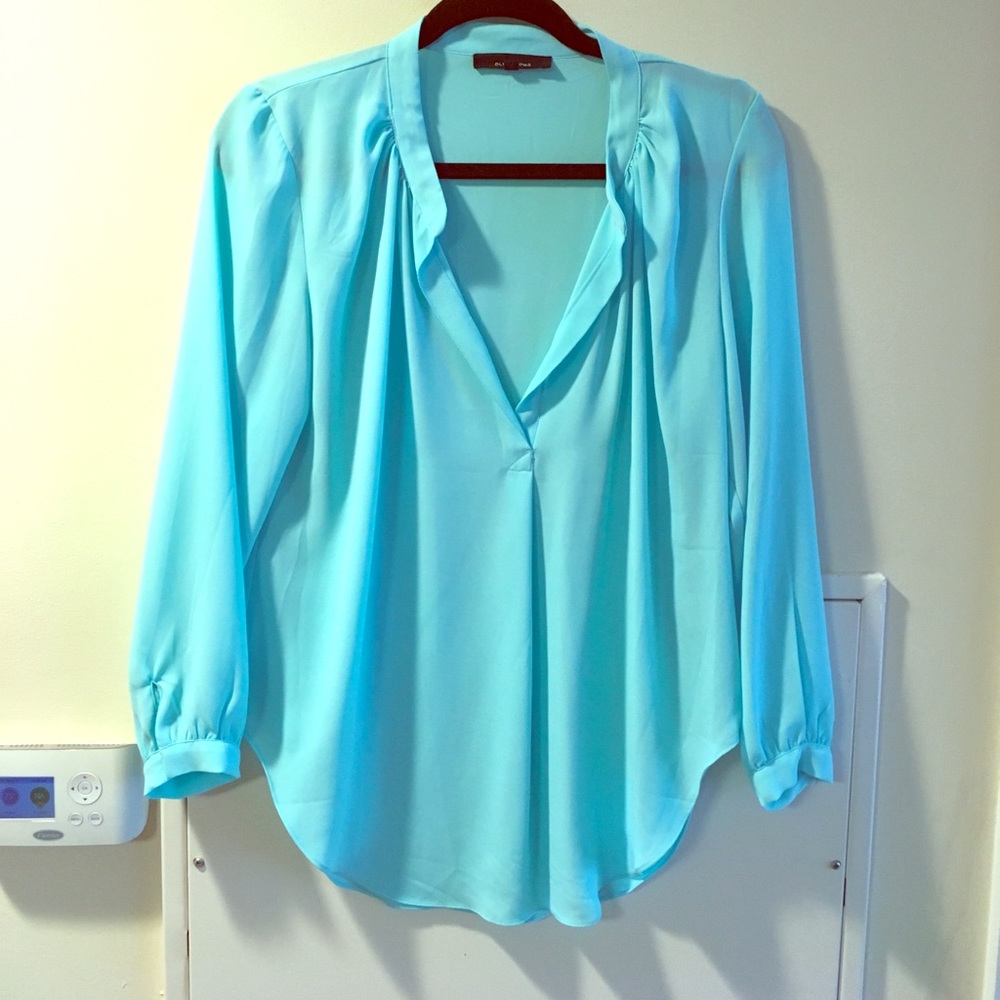 CLEARANCE! - Olivaceous - S - light blue blouse
