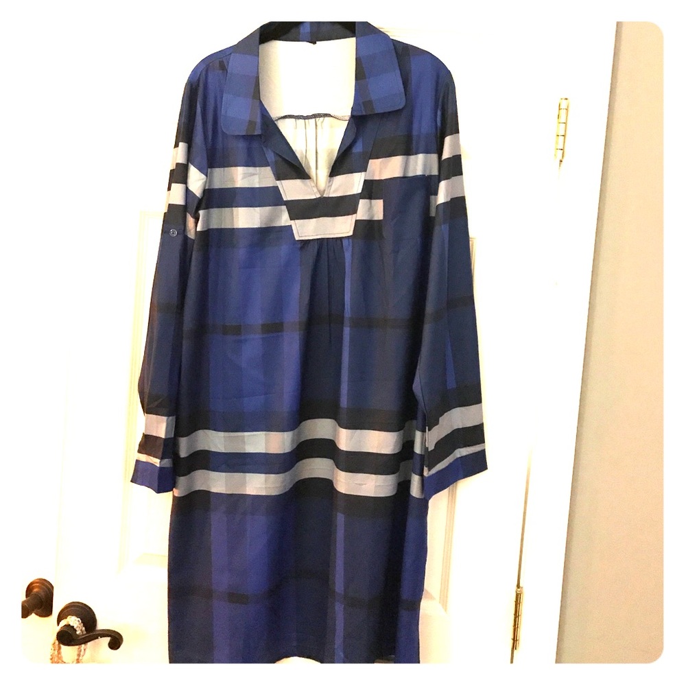 Retro silky shift dress!