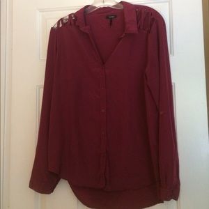 Pacsun Cranberry Blouse