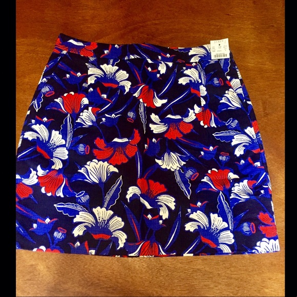 NWT J. Crew Floral Skirt - Picture 2 of 3