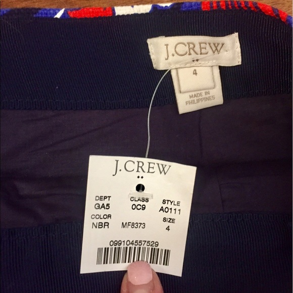 NWT J. Crew Floral Skirt - Picture 3 of 3