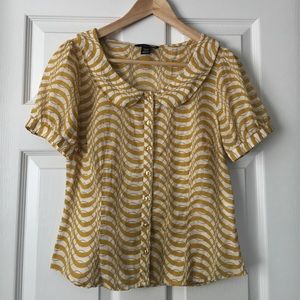 Yellow H&M Blouse