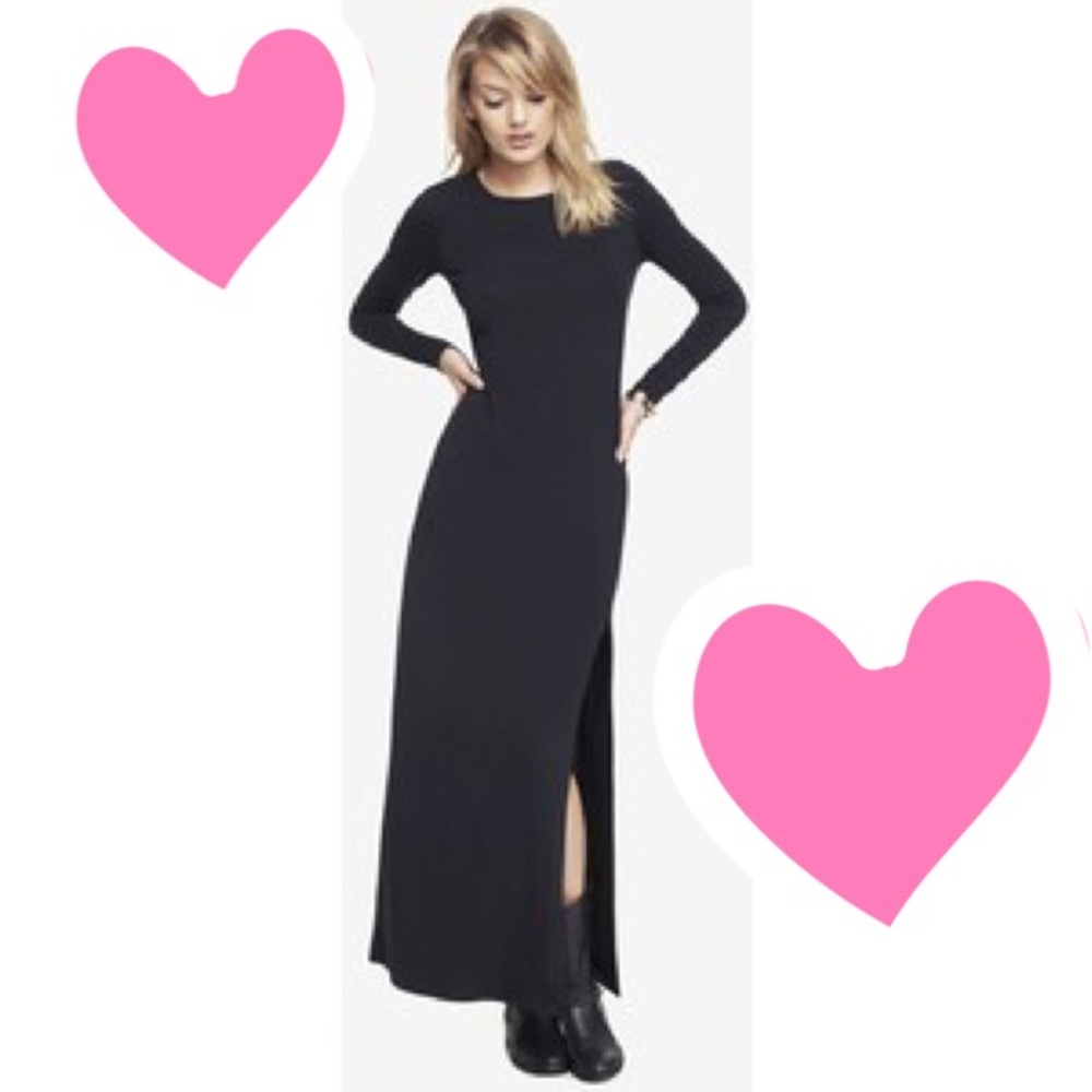 Maxi Dress with High Slit ♠️ by Express ♠️