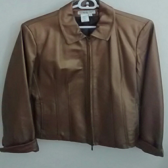 Leather Jacket Bronze - Picture 1 of 5