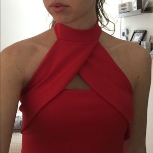 Missguided red dress