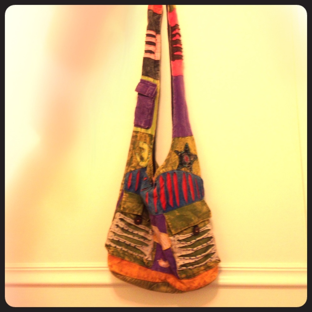 Patchwork Hobo Tote Bag