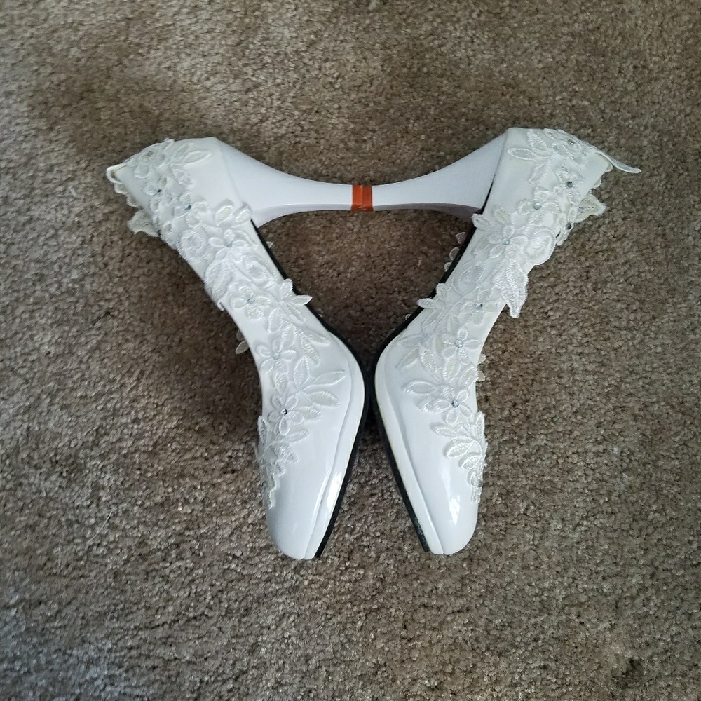 Gorgeous White Wedding Shoes