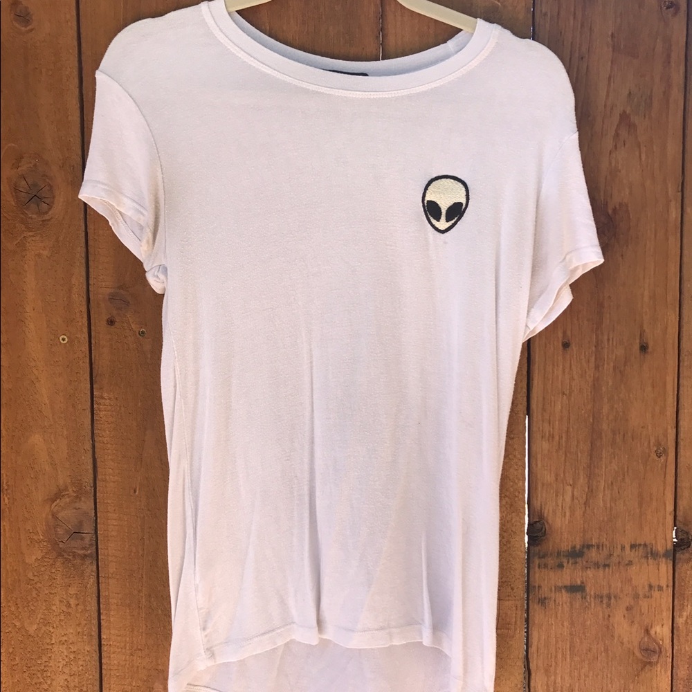 Brandy Melville tee with alien patch
