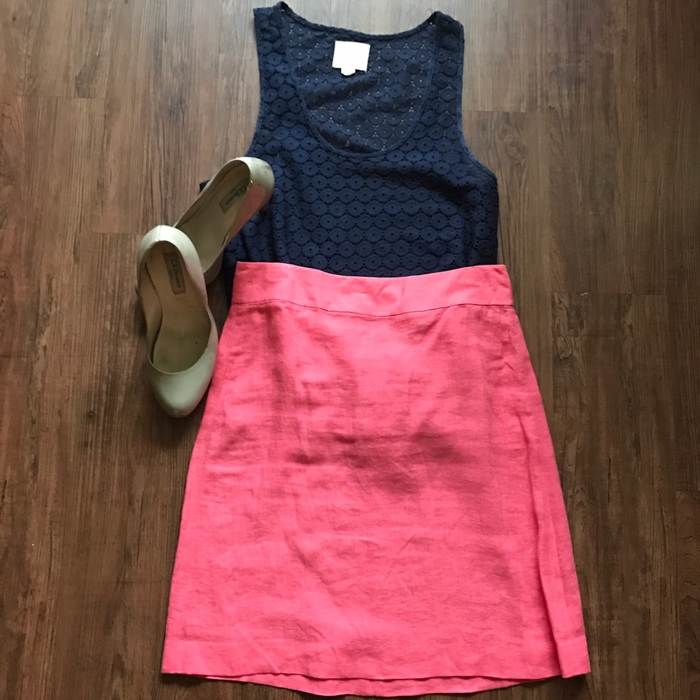 DKNY Linen Skirt