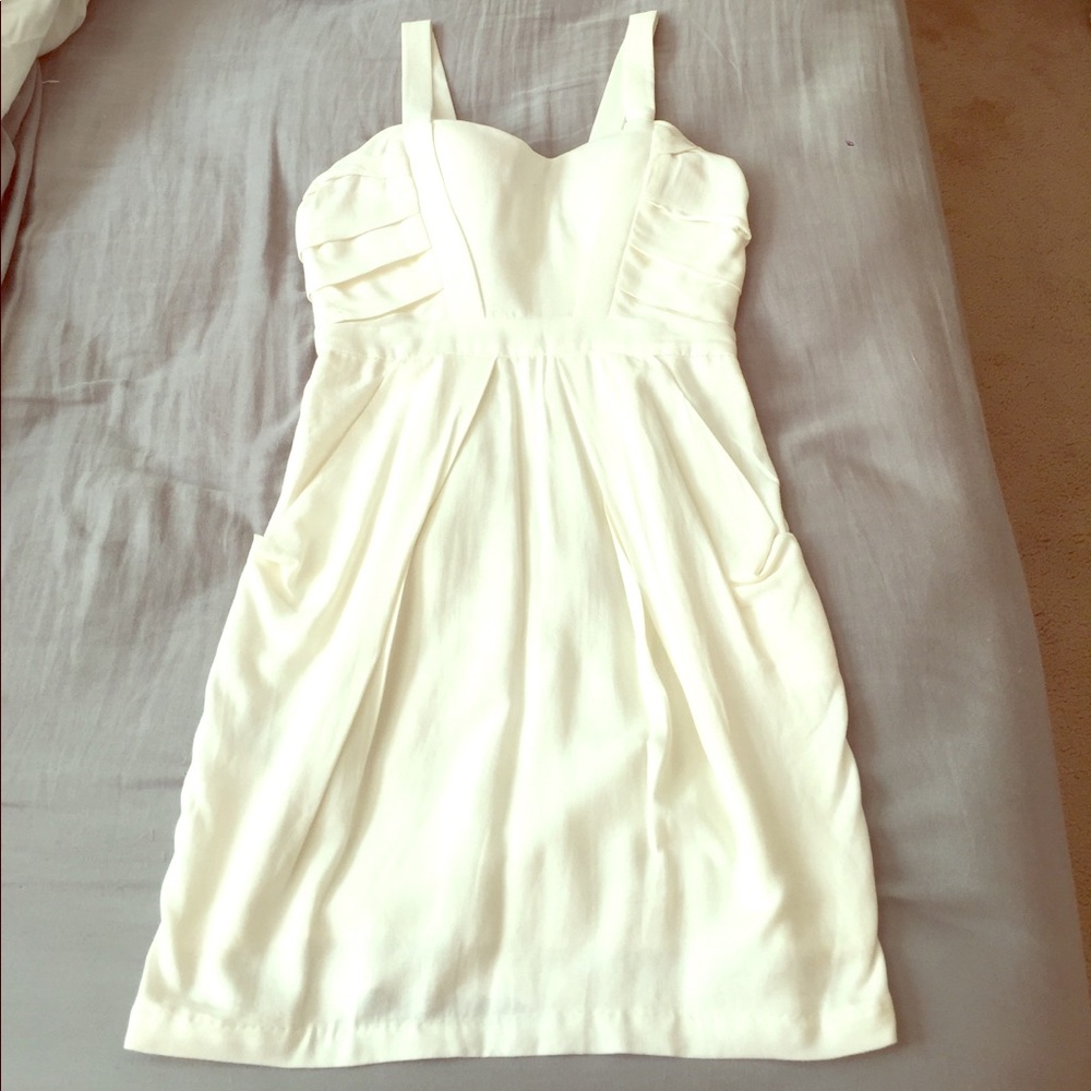 BCBG Off-White Dress
