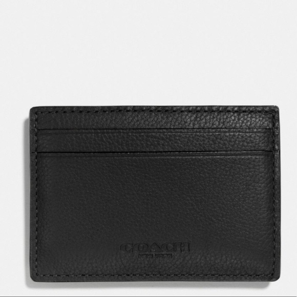 [Coach] Money Clip Card Case in Calf Leather - Picture 1 of 2