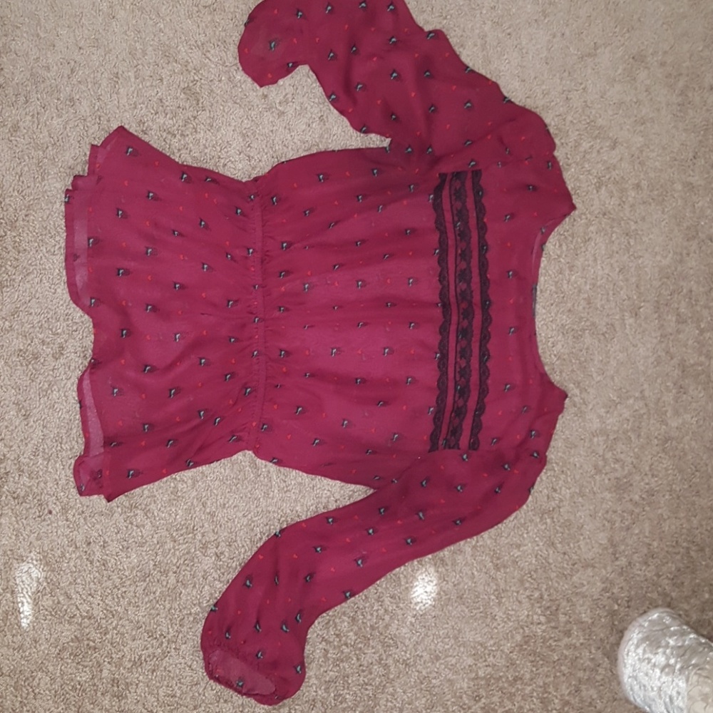 Bird printed blouse