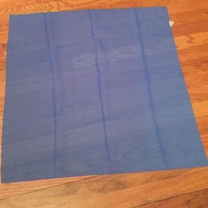 Vintage Blue Transparent Scarf