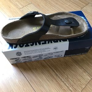 New Birkenstock sandals black size 40