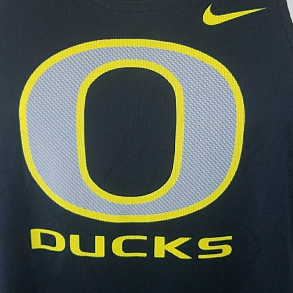 Oregon Ducks Team Issued Track Singlet Med B2 - Picture 2 of 6